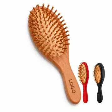 Handcrafted Wooden Scalp Massage Comb for All Hair Types